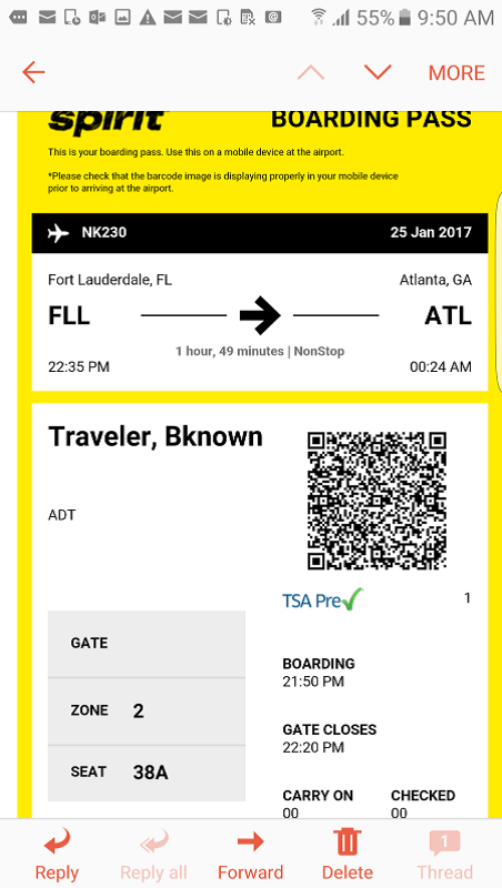 How to get an Email Boarding Pass · Spirit Support