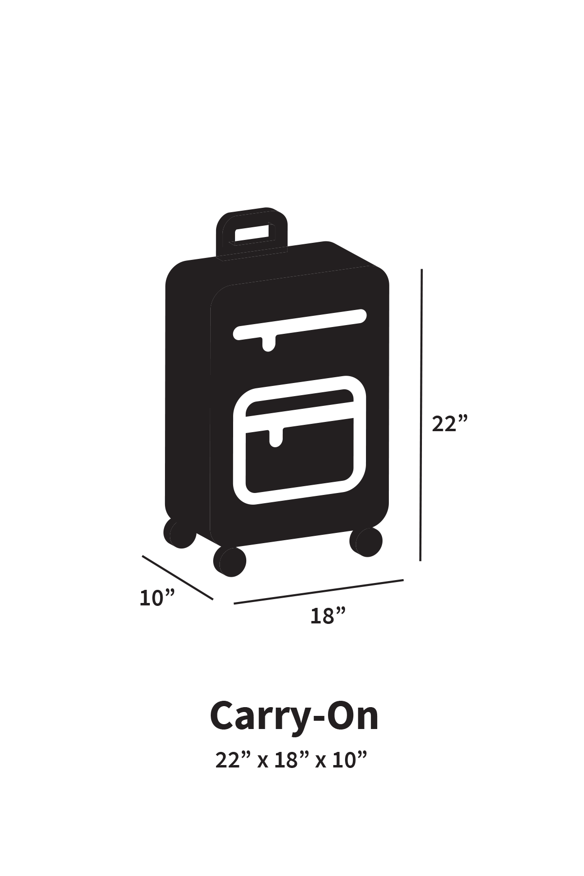 medidas del carry on american airlines