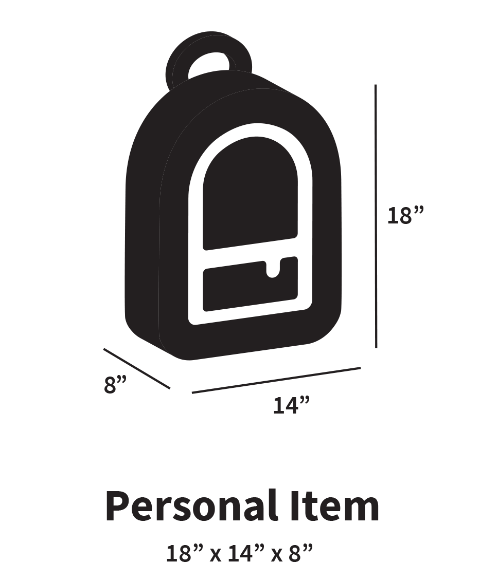 Spirit personal item weight on sale